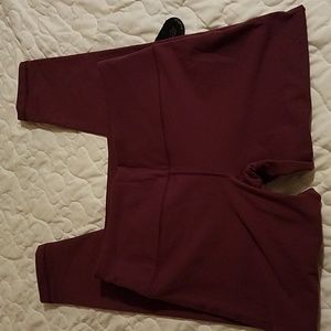 Yogalicious lux leggings xl mauve wine